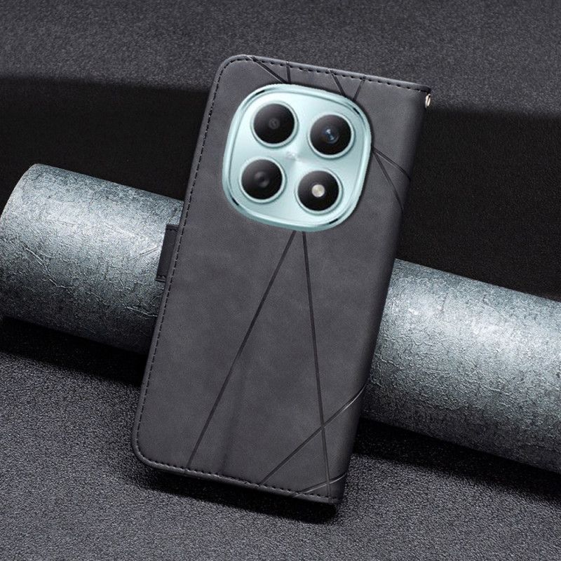 Nahkakotelo Xiaomi Redmi Note 15 5g Binfen Color Geometrinen