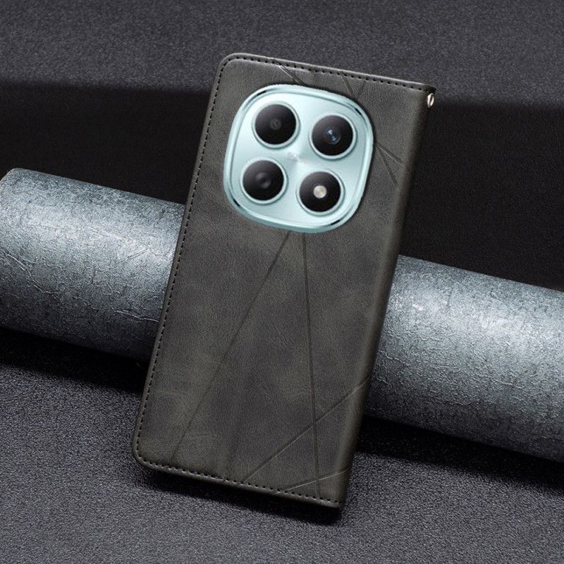 Nahkakotelo Xiaomi Redmi Note 15 5g Geometrinen Kuvio Suojakuori