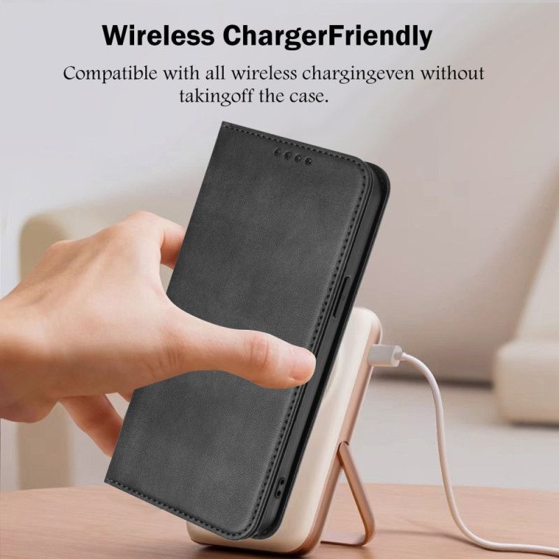 Nahkakotelo Xiaomi Redmi Note 15 5g Retro Rfid-suojauksella