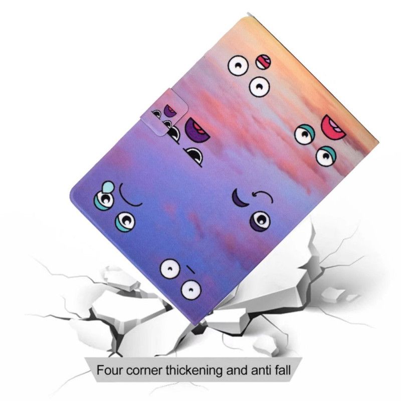 Kotelot iPad (2025) Hauskat Kasvot Suojakuori