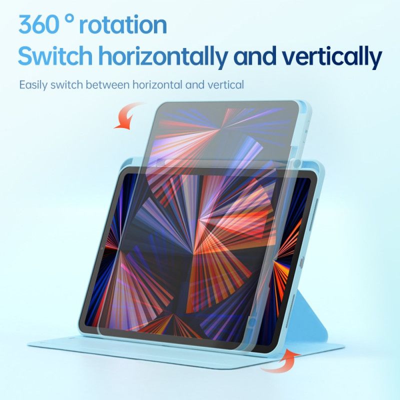 Kotelot iPad (2025) Kääntyvä Jalusta Ja Pastellivärinen Kansi Suojakuori