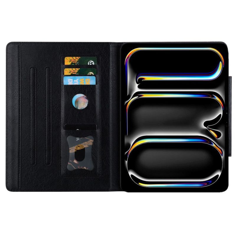 Kotelot iPad (2025) Magneettinen Kissakuvioinen Lukko