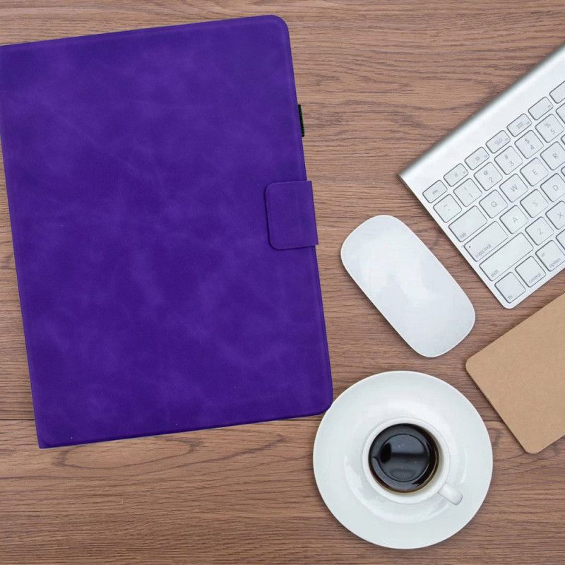 Kotelot iPad (2025) Retrotyylinen Nahkajäljitelmä