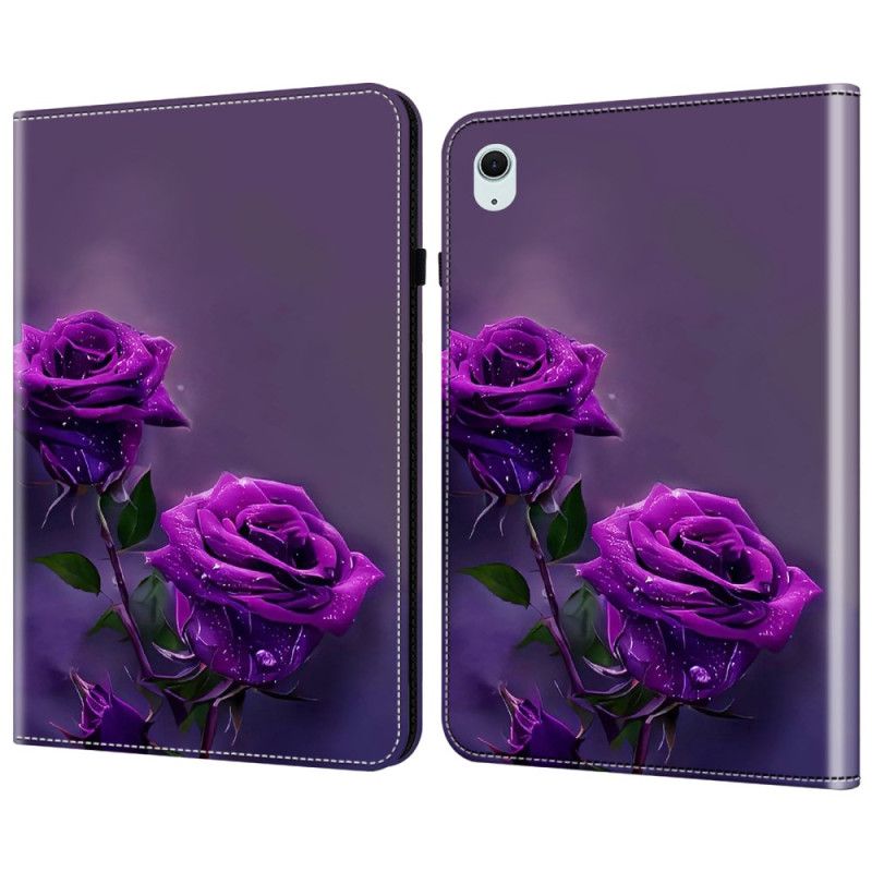 Kotelot iPad (2025) Violetit Ruusut