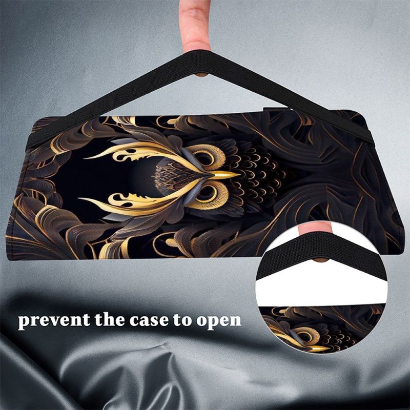 Kuoret iPad (2025) Kultainen Pöllö