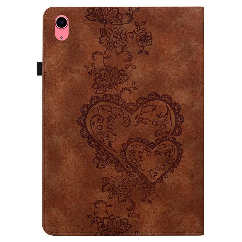 Kuoret iPad (2025) Puhelinkuoret Sydämet Ja Kynäteline