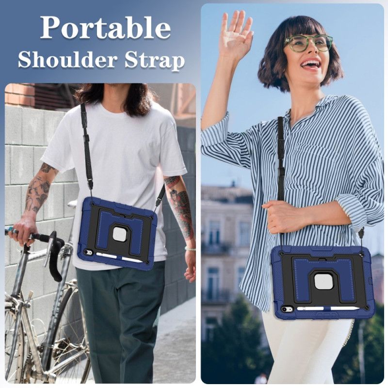 Kuori iPad (2025) Erittäin Kestävä Olkahihnalla