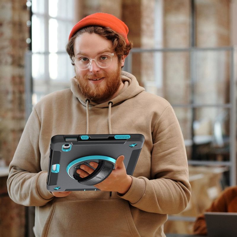 Kuori iPad (2025) Kestävä Ja Kääntyvä Jalusta