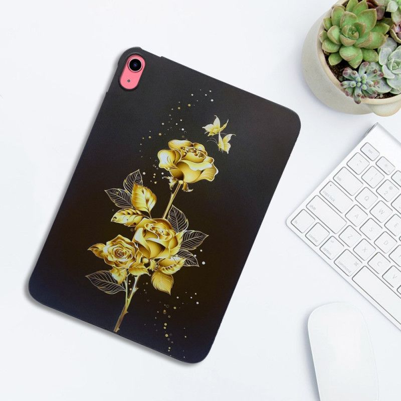 Kuori iPad (2025) Kultainen Ruusu Suojakuori