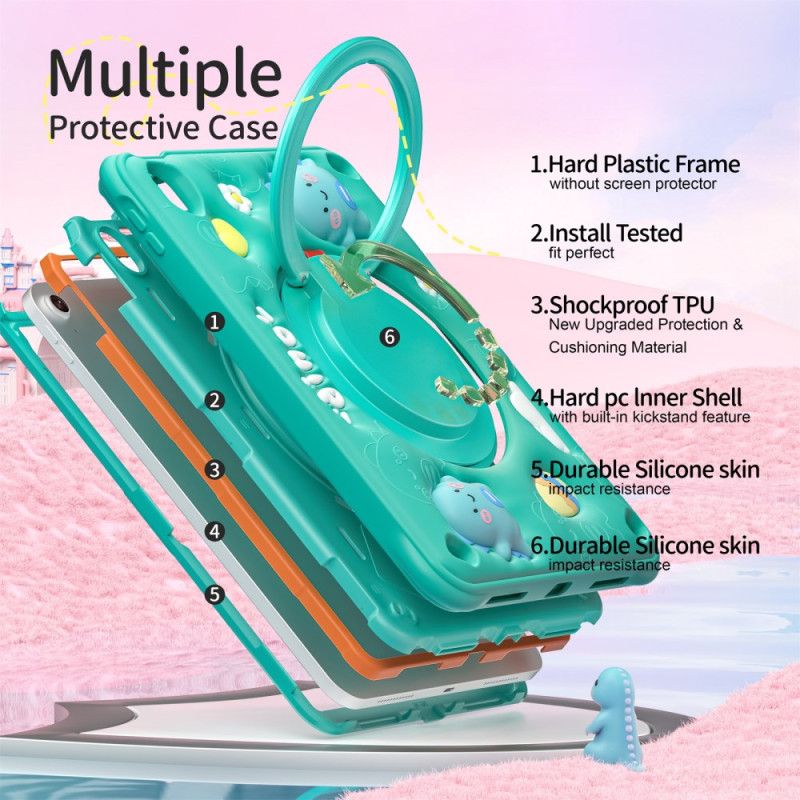 Kuori iPad (2025) Monikerroksinen Olkahihnalla