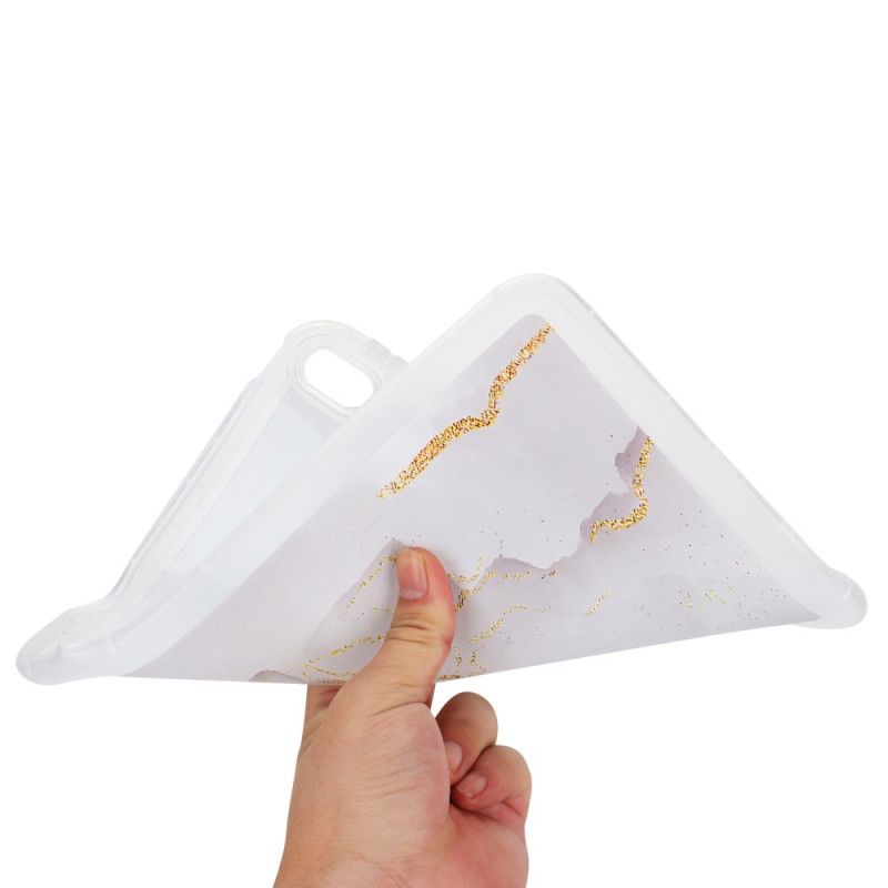 Kuori iPad (2025) Silikonimarmorikuvio