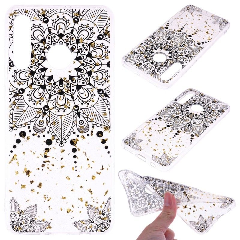 Kuori Huawei P30 Lite Läpinäkyvä Harmaa Mandala