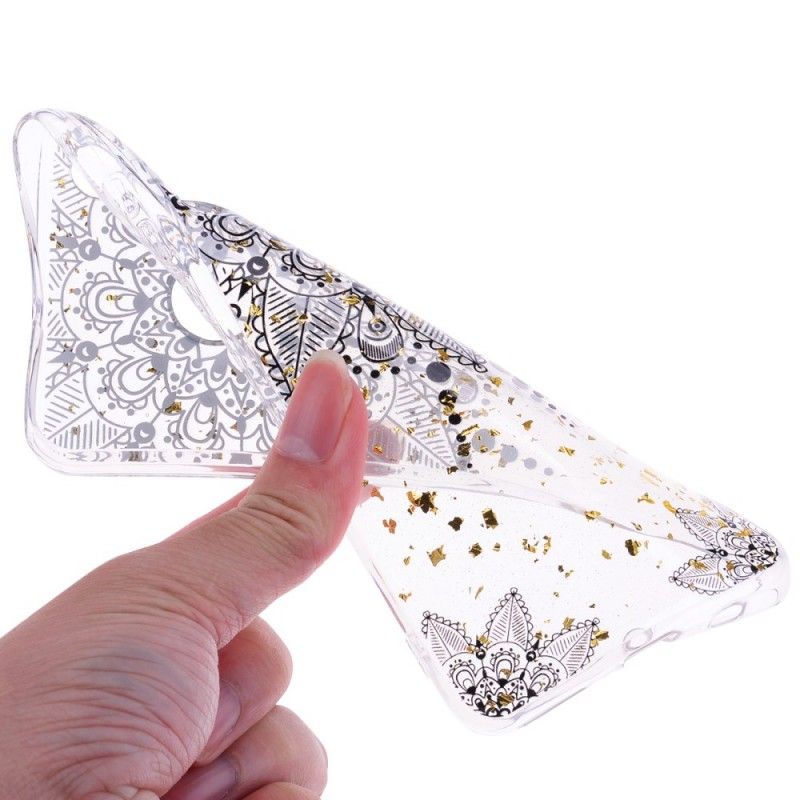 Kuori Huawei P30 Lite Läpinäkyvä Harmaa Mandala