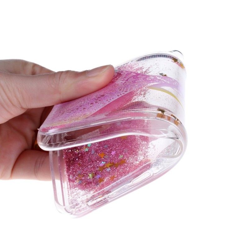 Kuori Huawei P30 Lite Läpinäkyvä Kimalteleva Mekko Suojakuori