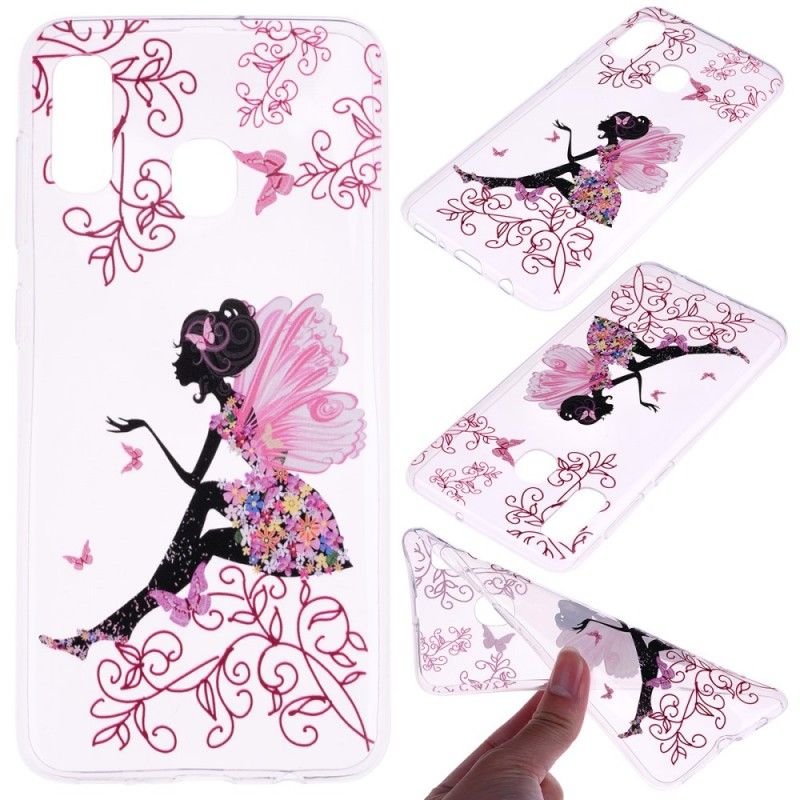 Kuori Huawei P30 Lite Läpinäkyvä Kukka Keiju