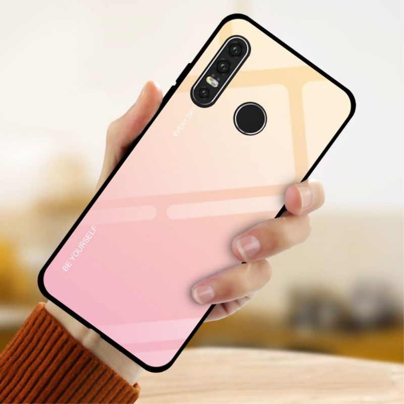 Kuori Huawei P30 Lite Magenta Punainen Galvanoitu Väri Suojakuori
