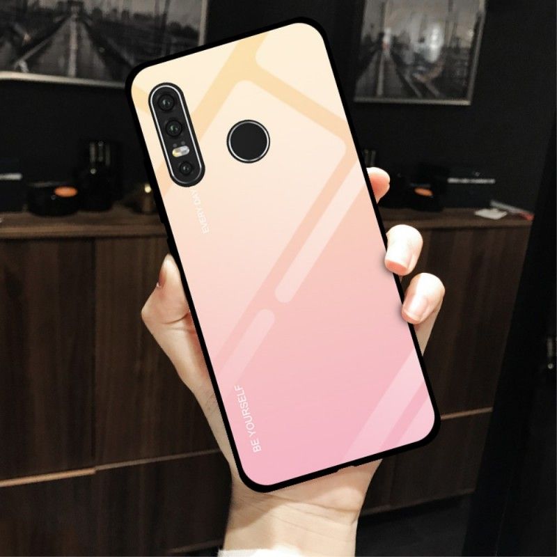 Kuori Huawei P30 Lite Magenta Punainen Galvanoitu Väri Suojakuori
