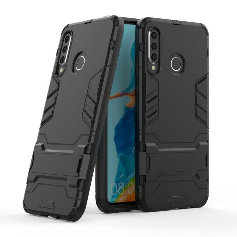 Kuori Huawei P30 Lite Punainen Musta Kieli Suojakuori