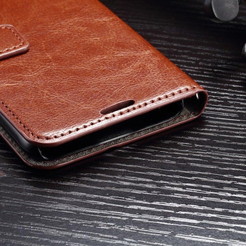 Kotelot Samsung Galaxy S7 Valkoinen Musta Retro Tekonahkaa