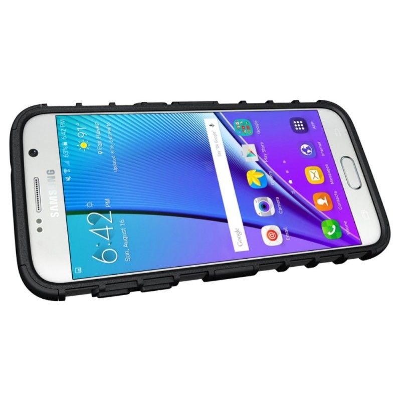 Kuori Samsung Galaxy S7 Valkoinen Musta Erittäin Kestävä Suojakuori