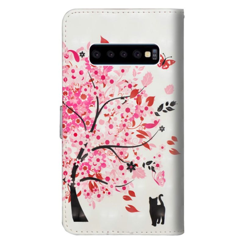 Suojakuori Samsung Galaxy S10 5G Puhelinkuoret Vaaleanpunainen Puu