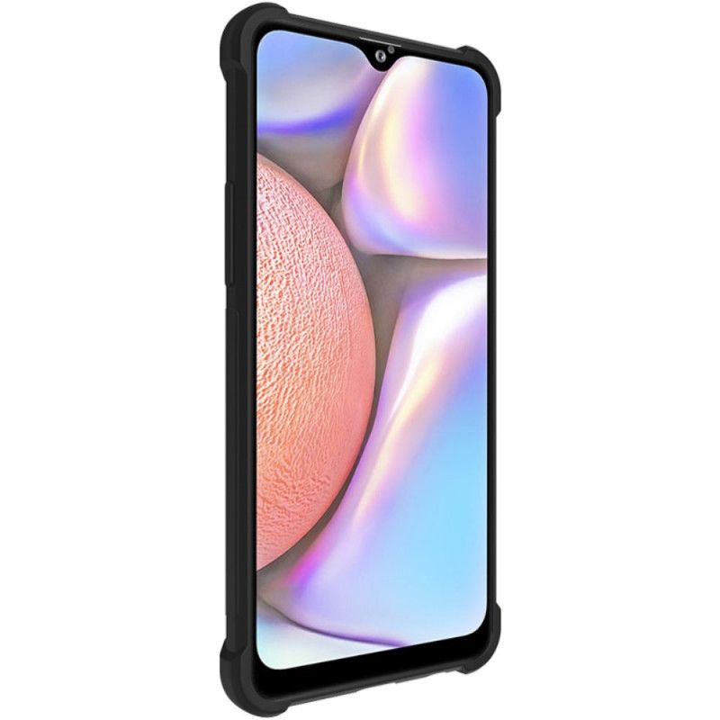 Kuori Samsung Galaxy A20s Harmaa Musta Imak Silkkinen Näytön Kalvolla