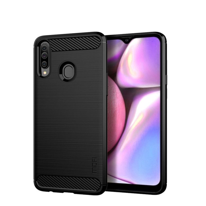 Kuori Samsung Galaxy A20s Harmaa Musta Mofi Harjattu Hiilikuitu