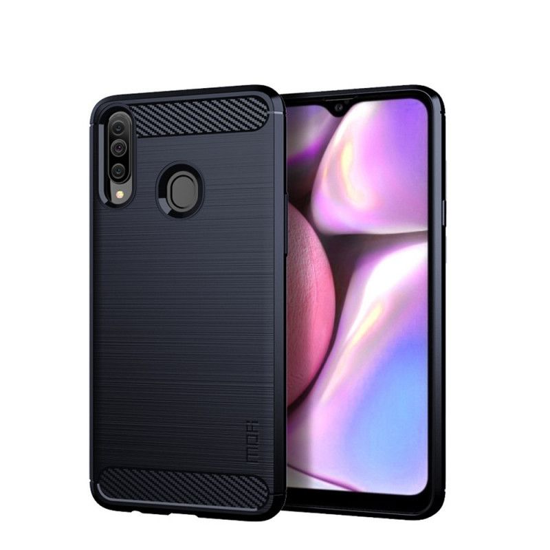 Kuori Samsung Galaxy A20s Harmaa Musta Mofi Harjattu Hiilikuitu