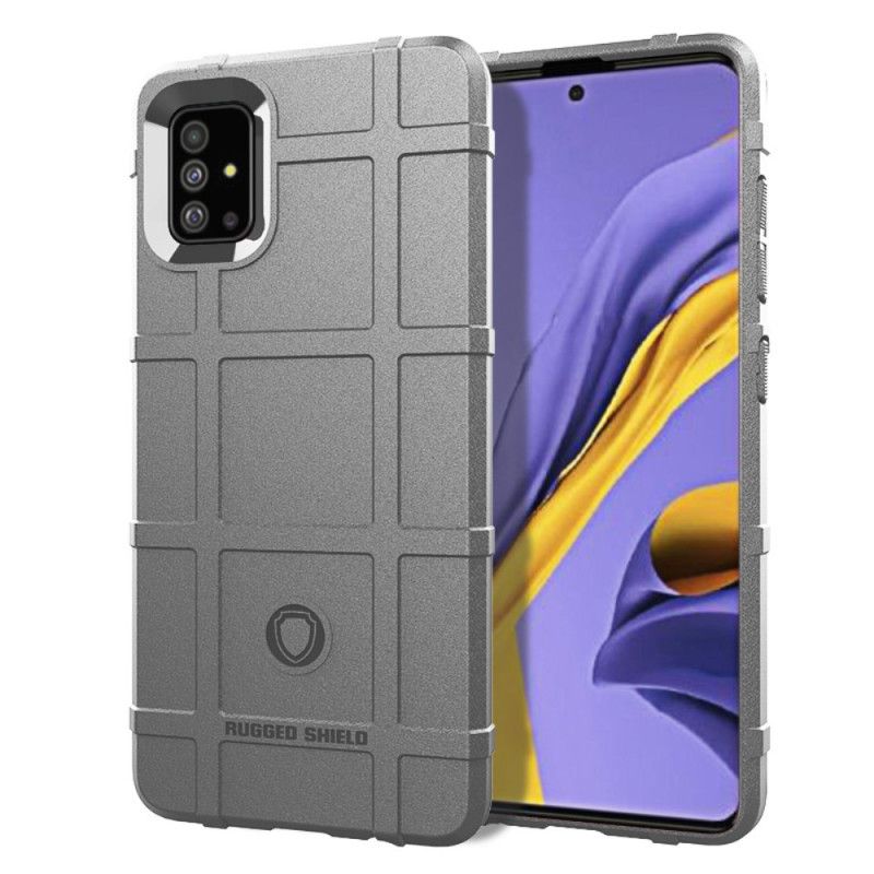 Case Kuoret Samsung Galaxy A51 Harmaa Musta Puhelinkuoret Kestävä Kilpi