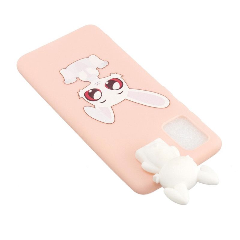 Case Kuoret Samsung Galaxy A51 Puhelinkuoret 3D Valkoinen Kani
