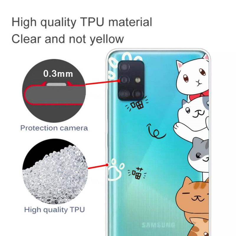 Case Kuoret Samsung Galaxy A51 Puhelinkuoret Hei Kissat