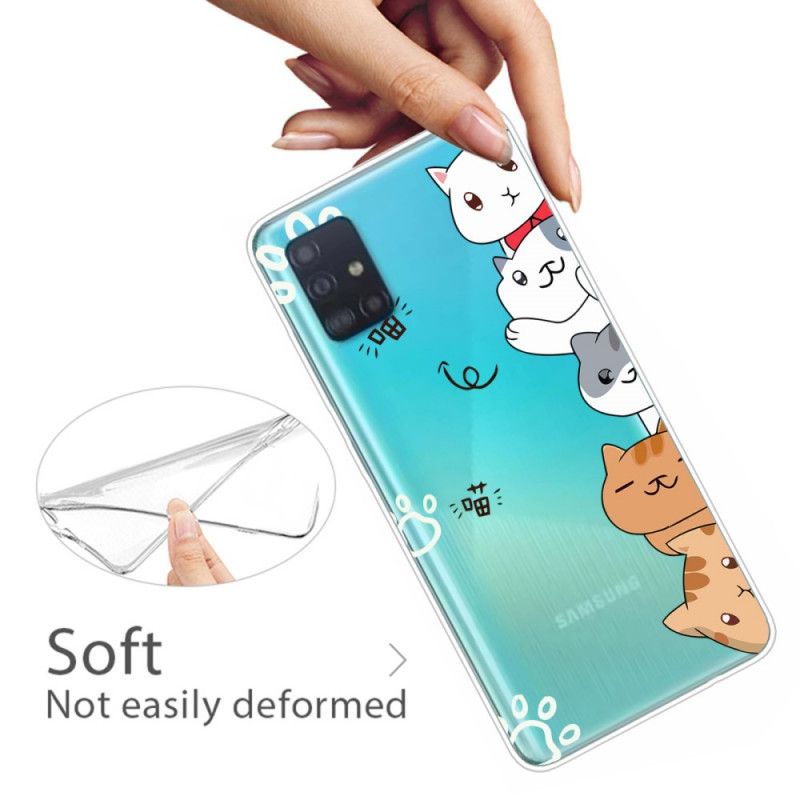 Case Kuoret Samsung Galaxy A51 Puhelinkuoret Hei Kissat