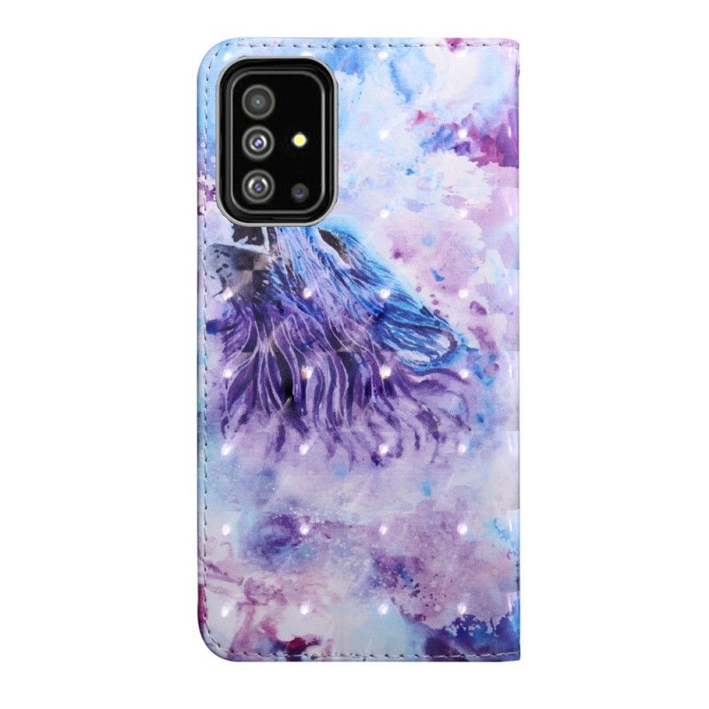 Kotelot Samsung Galaxy A51 Vesiväri Susi Suojakuori