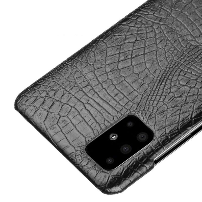 Kuori Samsung Galaxy A51 Valkoinen Musta Krokotiilin Ihovaikutus
