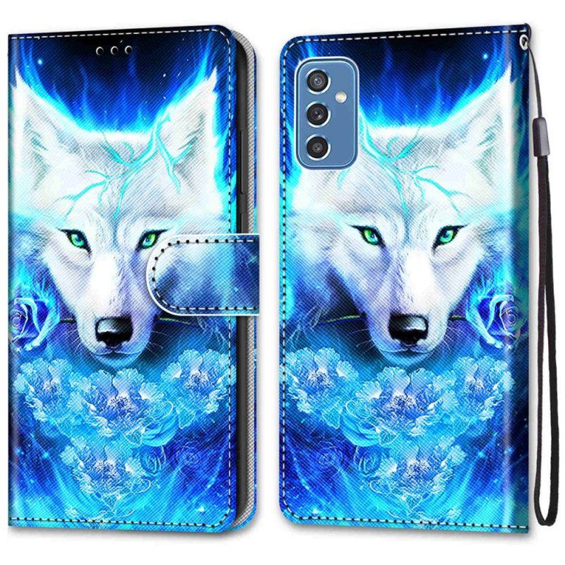 Flip Case Samsung Galaxy M52 5G Fluoresoiva Susi