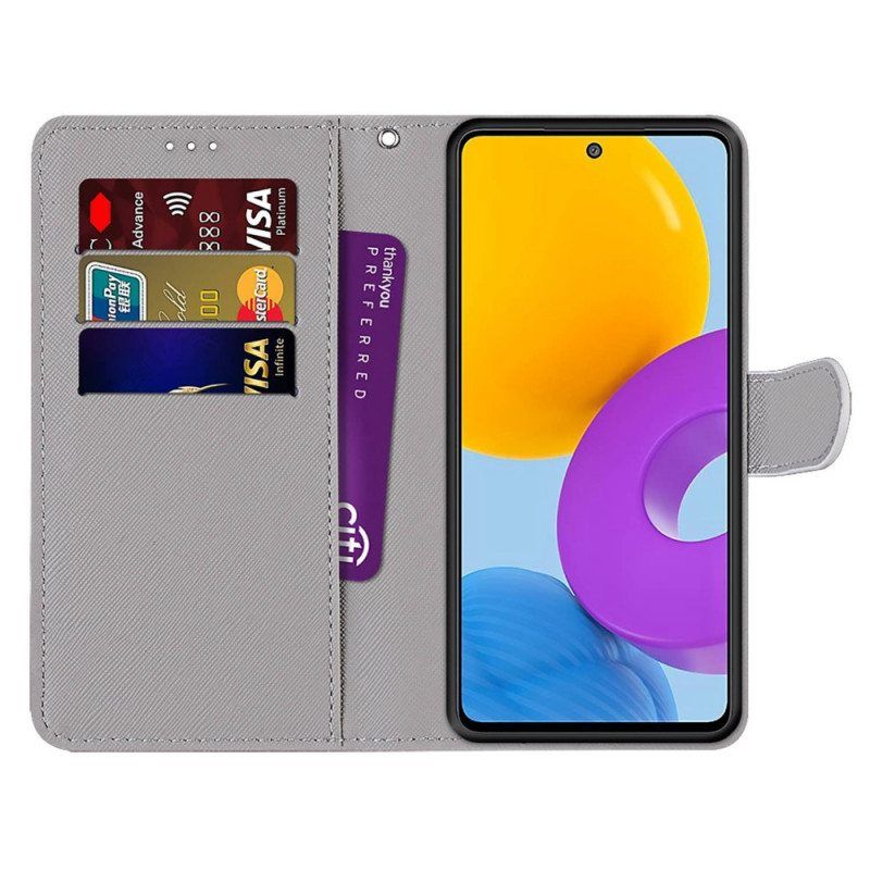 Flip Case Samsung Galaxy M52 5G Fluoresoiva Susi
