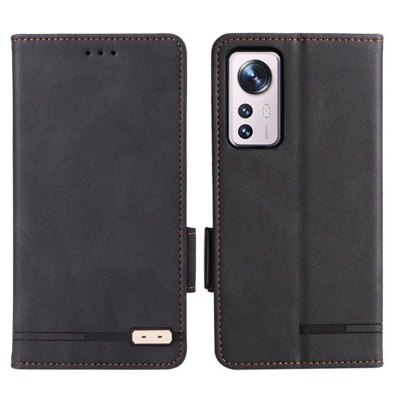 Flip Case Xiaomi 12 / 12X Retro Tyyli