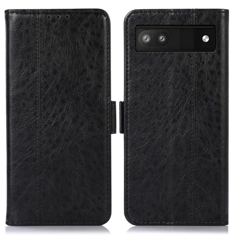 Kotelot Google Pixel 6A Huomaamaton Keinonahka