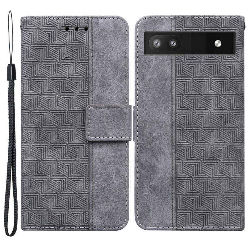 Kotelot Google Pixel 6A Suojaketju Kuori Kudottu Hihnasarja
