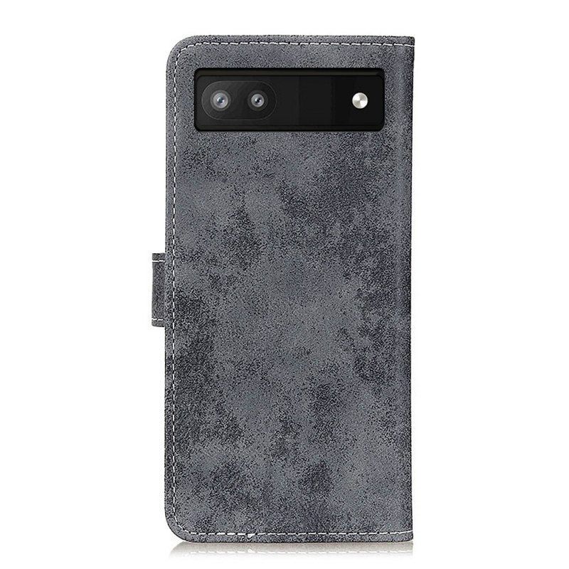 Kotelot Google Pixel 6A Vintage Nahkatyyli