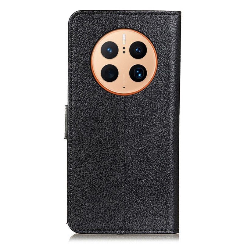 Kotelot Huawei Mate 50 Pro Perinteinen Keinonahka