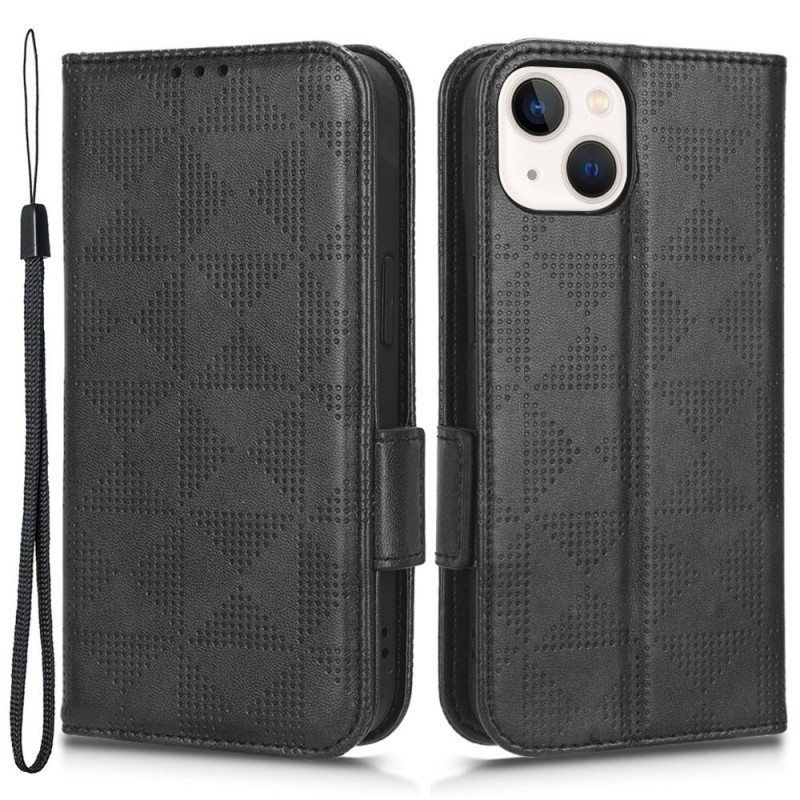 Kotelot iPhone 14 Kolmiot Kaulanauhalla