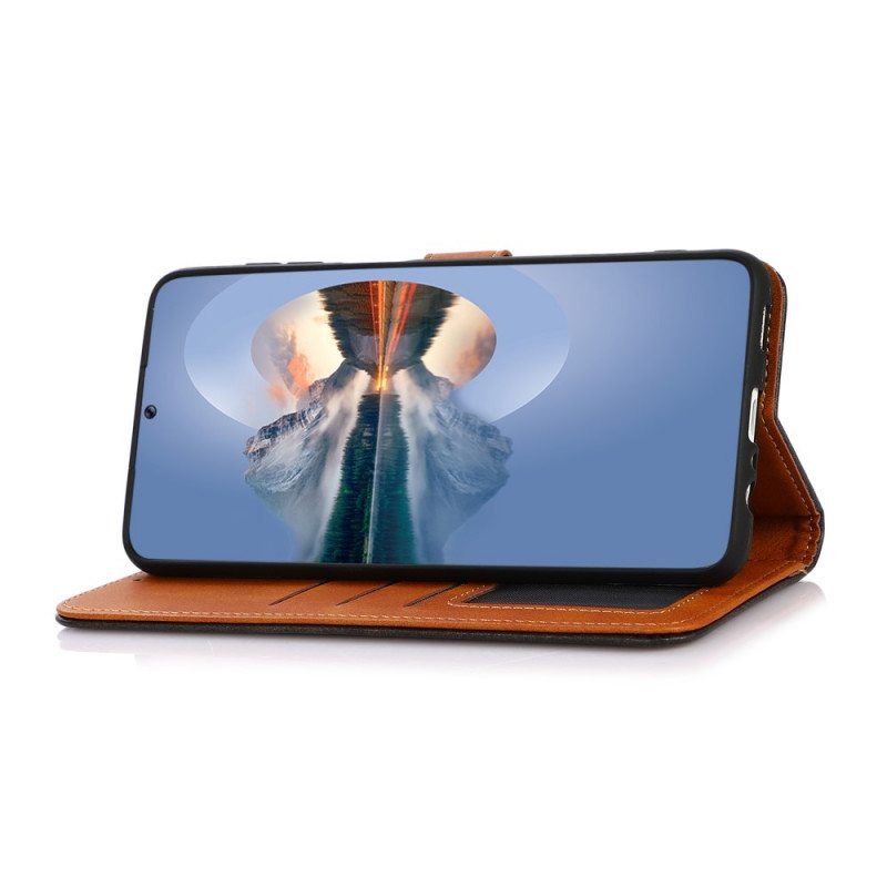 Kotelot Moto E40 / E30 / E20 Kaksivärinen Kultainen Lukko Khazneh