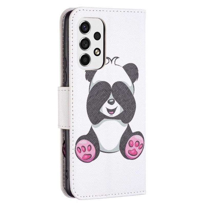 Kotelot Samsung Galaxy A53 5G Panda Hauskaa