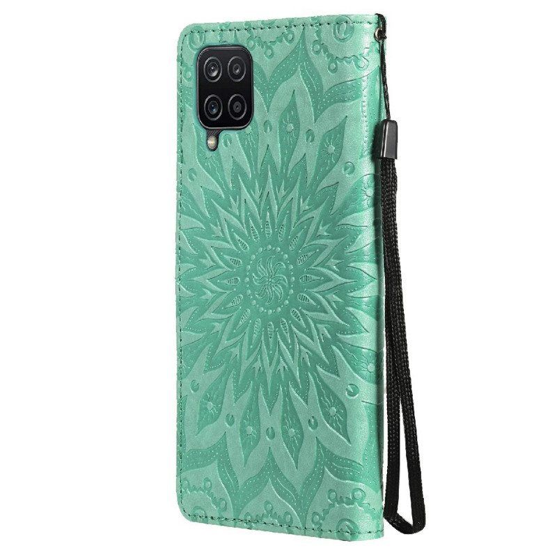 Kotelot Samsung Galaxy M12 / A12 Auringon Kukka