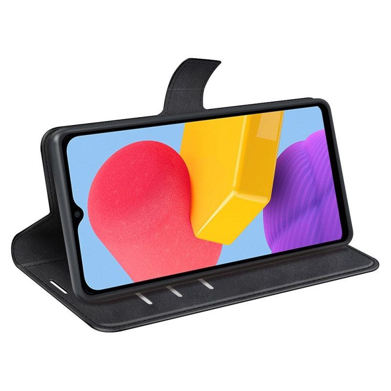 Kotelot Samsung Galaxy M13 Ohut Nahkaefekti