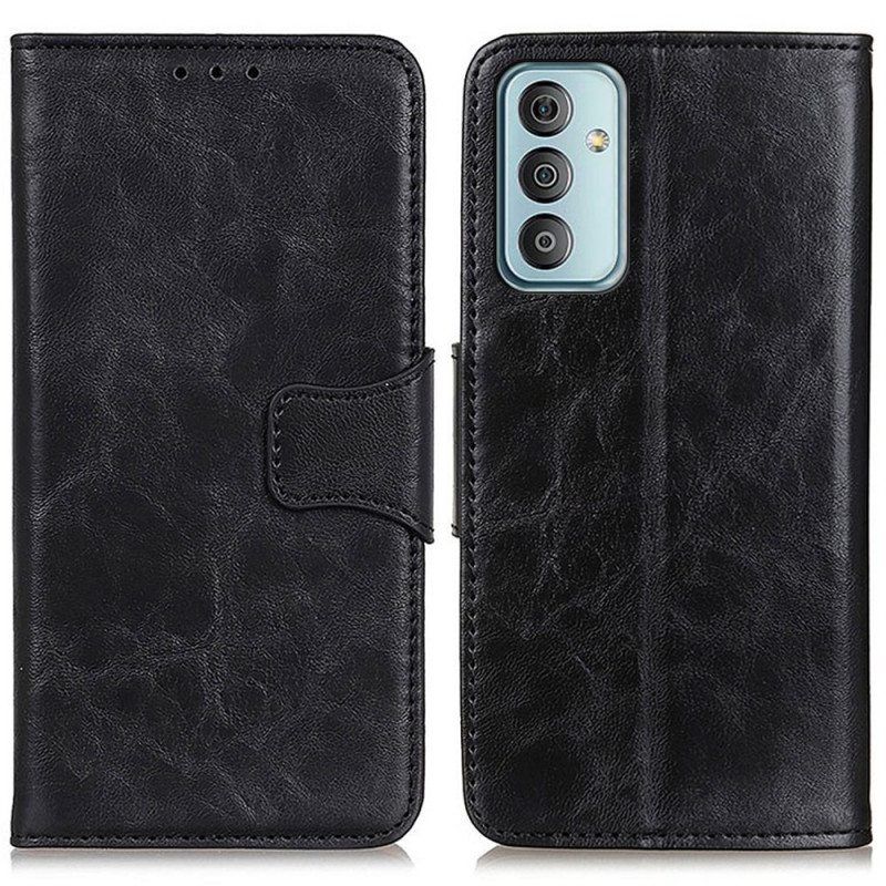 Kotelot Samsung Galaxy M23 5G Halkaistu Nahkainen Käännettävä Lukko