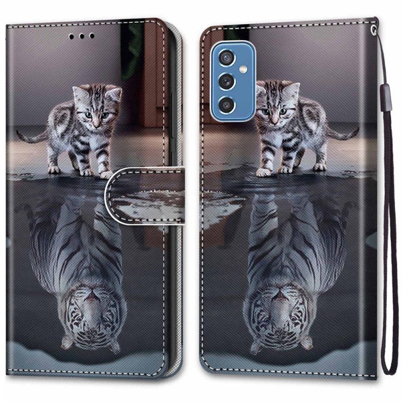 Kotelot Samsung Galaxy M52 5G Cat Daydream