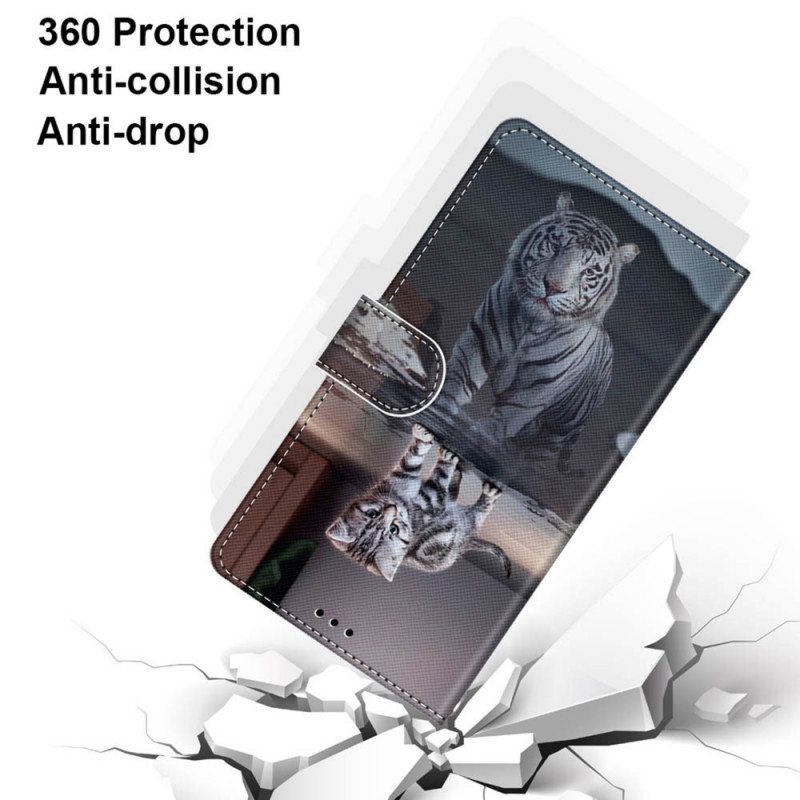 Kotelot Samsung Galaxy M52 5G Cat Daydream