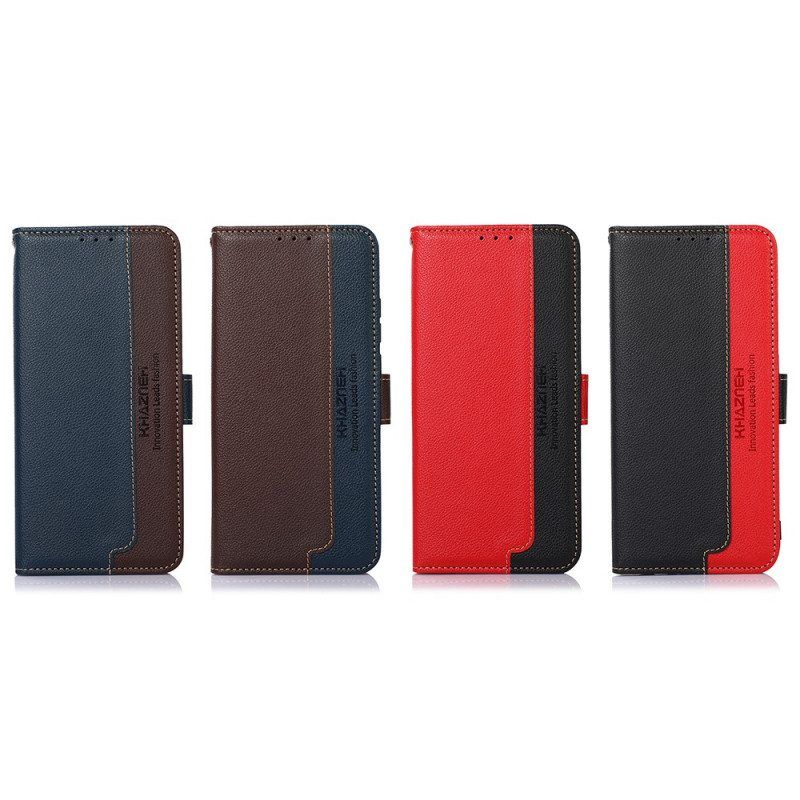 Kotelot Samsung Galaxy S22 5G Litsi Style Rfid Khazneh